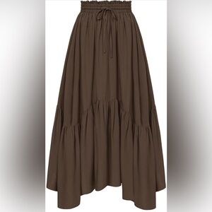 Maxi Skirts for Women High Waist Renaissance Skirt Long Skirt with Pockets